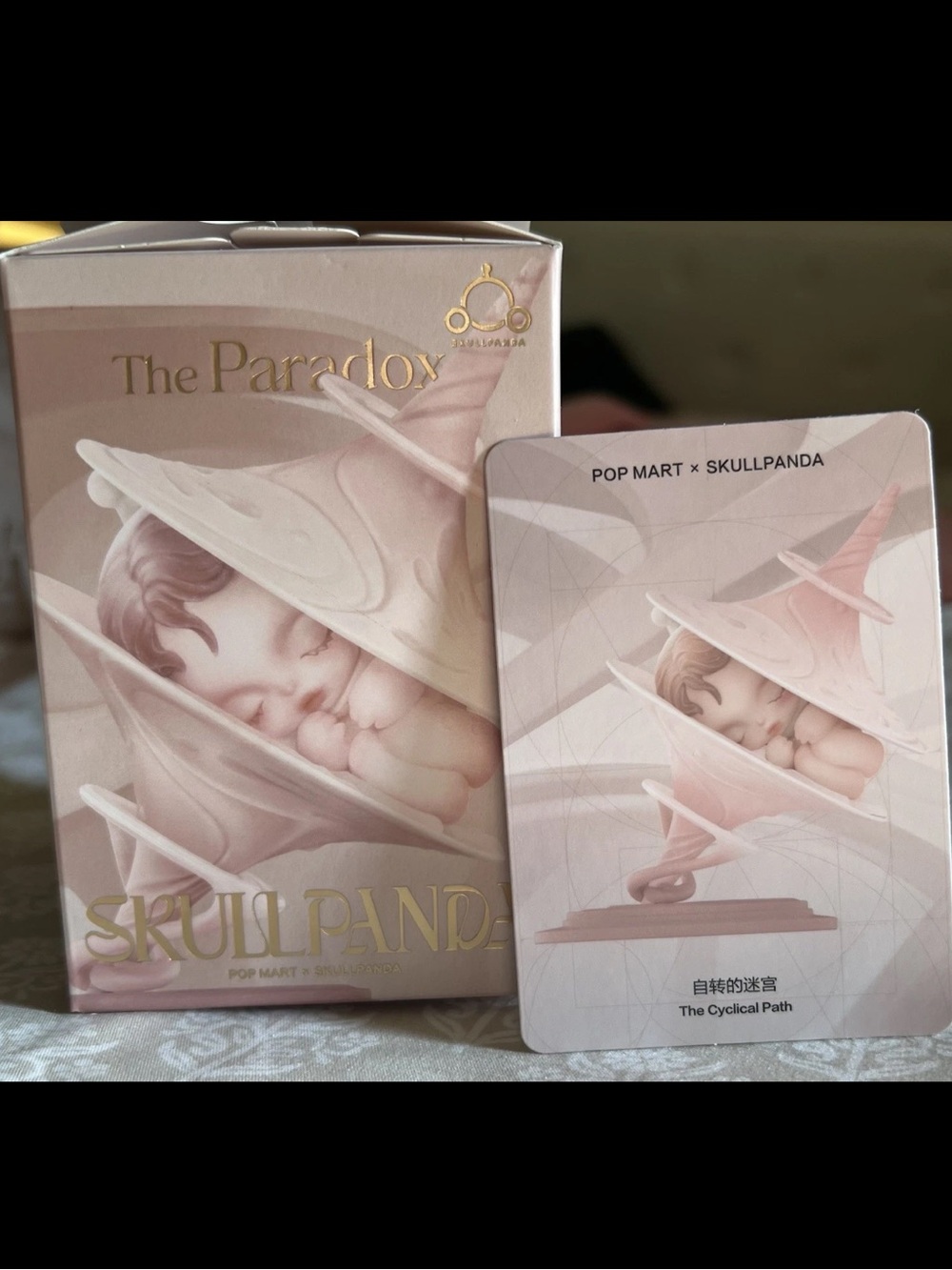 SKULLPANDA The Paradox Pink Home Art Sculpture